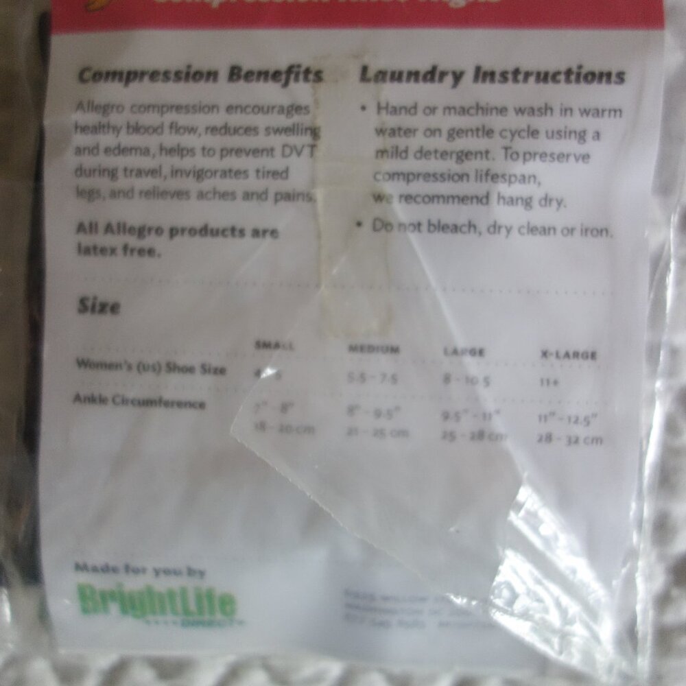 Lot Of 4 Nip Allegro 18-22 Closed Toe Compression… - image 6